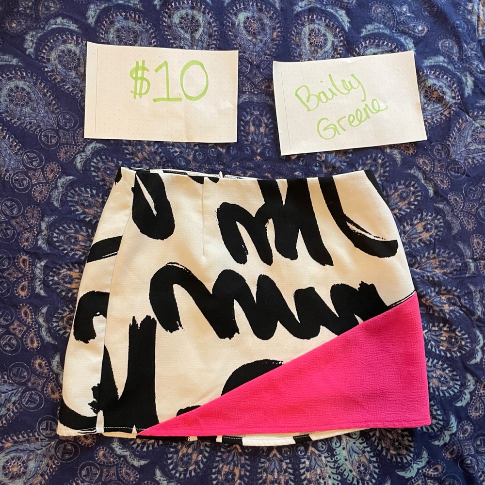Tobi mini skirt. Pop punk inspired.